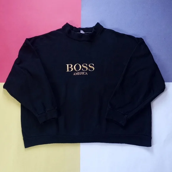 Vintage 1990s Obsession Calvin Klein Embroidered Crew Neck Sweater UNISEX - Picture 10 of 15